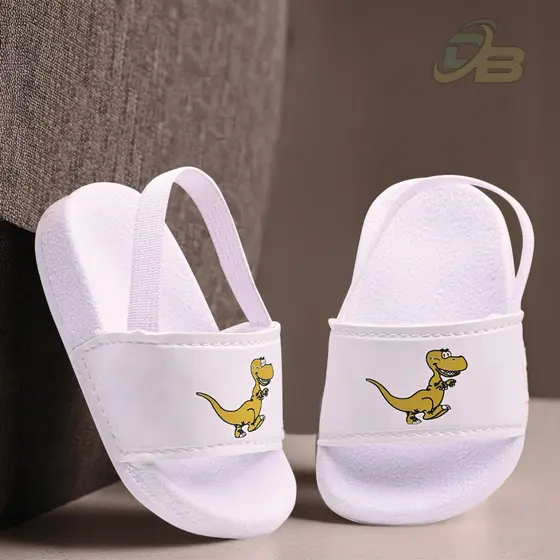 Chinelo Sandália Bebê Casual Dinossauro Dino Baby Escolar Casual Leve