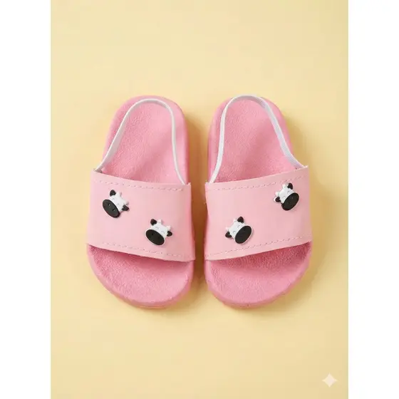 Chinelo Baby Menina vaquinha Fofinha Confortável Escolar 16ao25