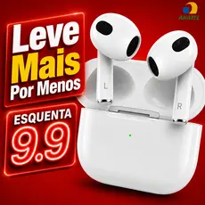 Fone de Ouvido Bluetooth TWS Sem FIo Som Grave HD V5.4 Microfone Integrado e Bateria de Longa Duração H'Maston RS20