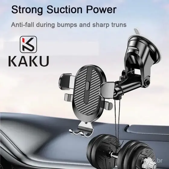 [KAKU Original] 360 °     Suporte de Telefone para Carro, Painel, Para-brisa, Mesa, Estável, Rotativo, Extensível, Ajust