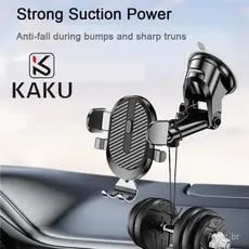 [KAKU Original] 360 °     Suporte de Telefone para Carro, Painel, Para-brisa, Mesa, Estável, Rotativo, Extensível, Ajust