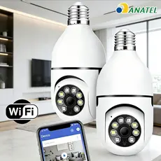 Câmera Segurança 360° Sem Fio Wifi Prova D'água Infravermelho Full HD Visão Noturna -8177