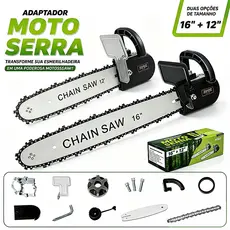 Adaptador Motosserra Para Esmerilhadeira - 12 e 16 pol,Ferramentas Corte de madeira M10