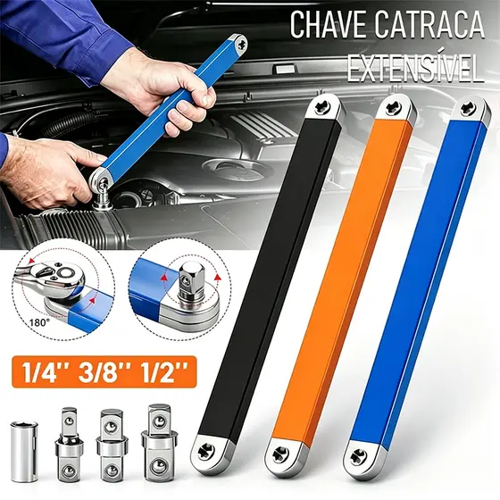 chave de extensão multifuncional chave de extensão de catraca chave de dupla finalidade