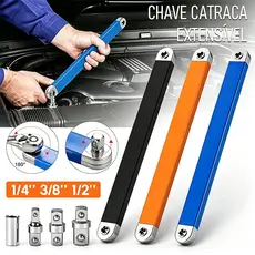 chave de extensão multifuncional chave de extensão de catraca chave de dupla finalidade