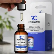 Sérum Facial Efeito Matte Ácido Salicílico Vitamina E e Niacinamida 10ML Review Care