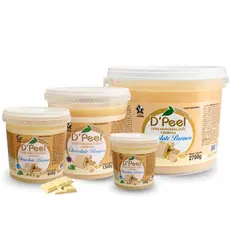 Cera Depilatória Hidrossolúvel D'peel Chocolate Branco Profissional