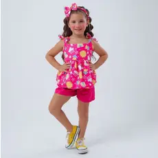 Conjunto Infantil Menina  2, 3 e 4 Anos