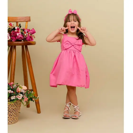 Vestido Infantil Menina ｜ 1 Ano, 2 Anos, 3 Anos