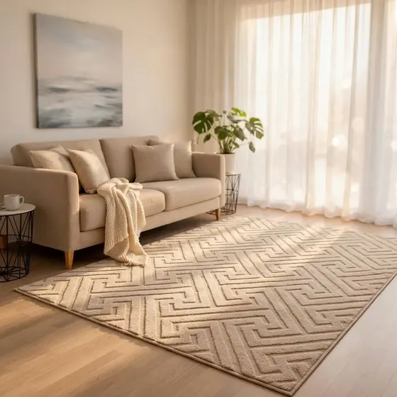 Tapete Jacquard Antiderrapante Luxo 1.40x2.00
