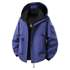 Jaqueta masculina casal usa jaqueta esportiva roupas ao ar livre estilo fino jaqueta masculina