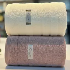 Kit 2 Toalhas de Banho Grande Super Luxo Premium 100% Algodão Grossa Macia Absorção Superior