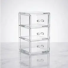 Organizador Acrílico Transparente com Gavetas Multiuso Porta Maquiagem e Objetos