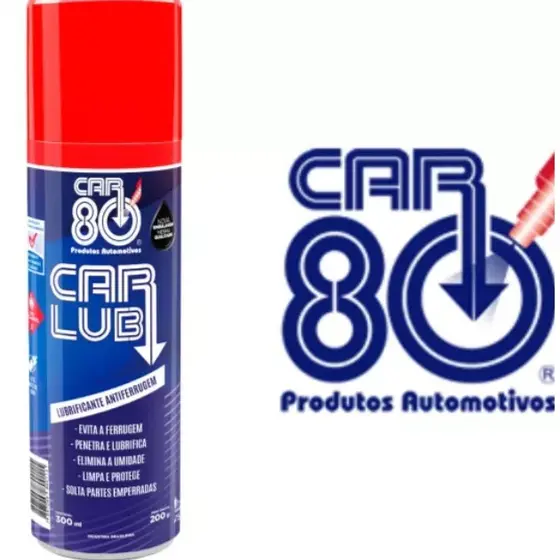 Desengripante Spray Carlub Car80 300ml - Penetra, Lubrifica e Protege contra Ferrugem
