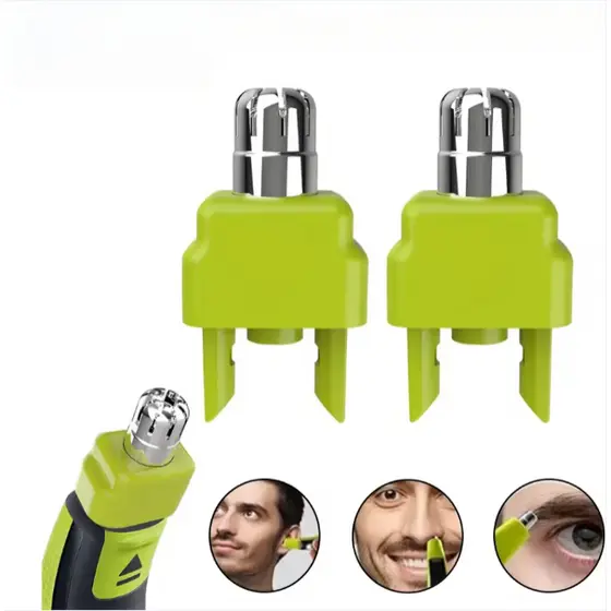 Cabeças de lâmina de substituição para aparador de pêlos de nariz e orelha para Philips Conjunto de várias peças