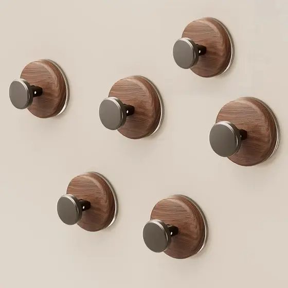 Kit De 6 Gancho De Ventosa Vintage Reutilizável Sem Furos