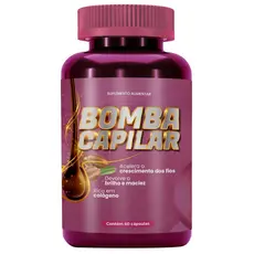 Bomba Capilar 500mg - Anti-Queda e Crescimento - NATURAL