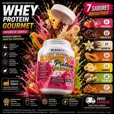 WHEY MUITO SABOROSO E SUPER BARATO - 900G - DIRETO DA FABRICA