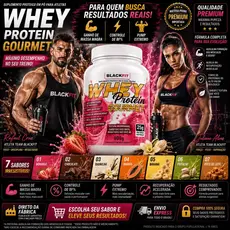 WHEY 900g - BlackFIT - O MAIS BARATO DO BRASIL
