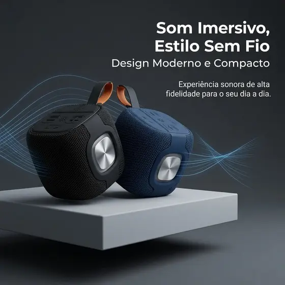 Caixa De Som Speaker Bluetooth RGB Portátil À Prova D'água IPX6