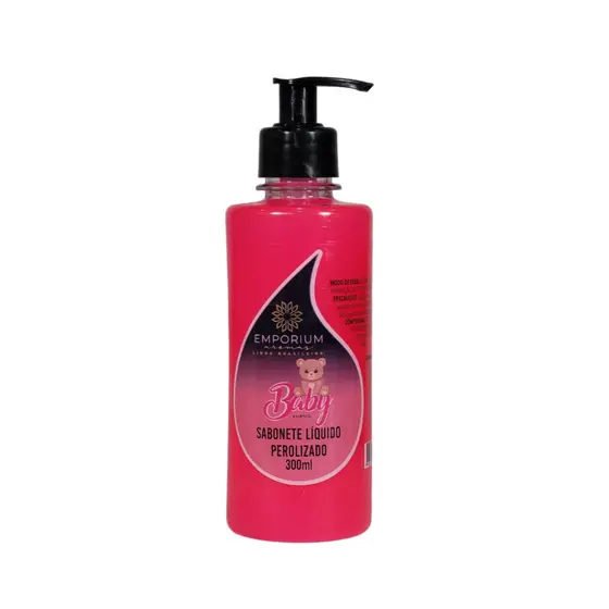 Sabonete Líquido Perolado Suave 300ml Emporium Aroma Válvula