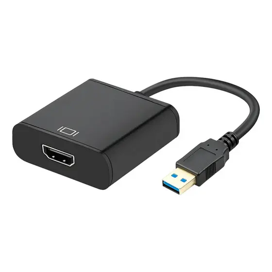 Cabo Adaptador Conversor Usb Para Hdmi Usb 3.0 Multitela Hdmi 1080p Pc Notebook MacTelevisão Entrada Usb E Saída Hdmi