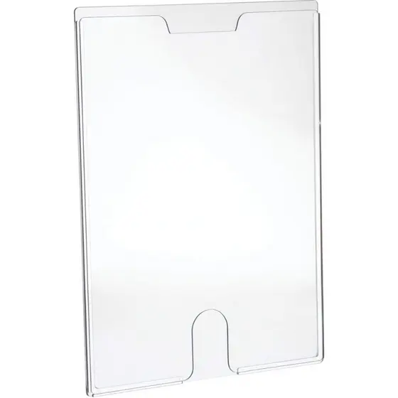 DISPLAY ACRILICO A4 OFFICE CRISTAL COM FUNDO QUADRO DE AVISO PAREDE MAXCRIL