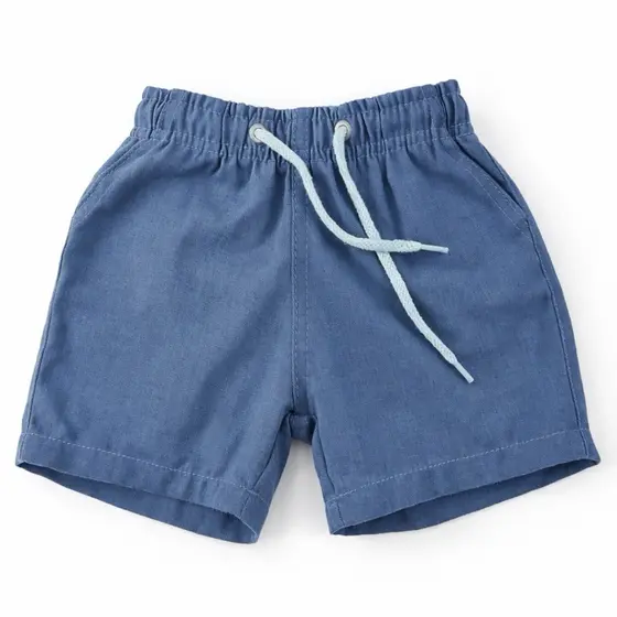 Bermuda Infantil Menino Short Linho Mauricinho Premium Leve Casual Verão do 01 ao 14