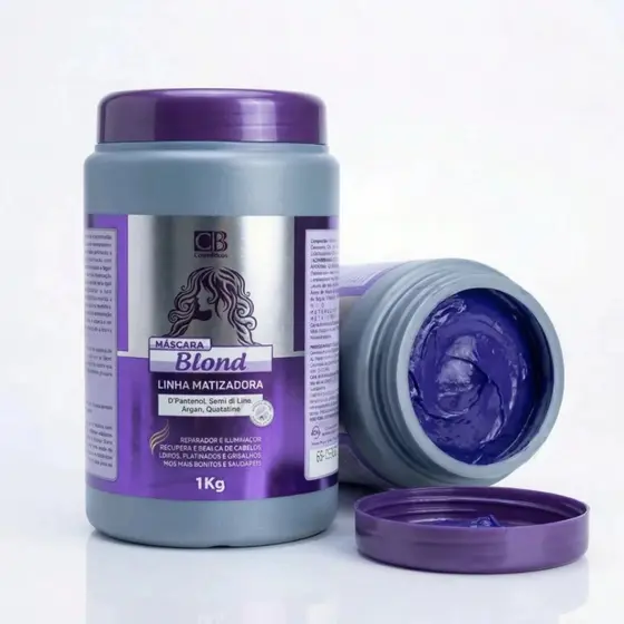 Blond Máscara Matizadora CBB 1kg Loiros Platinados Profissional!