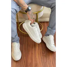 Sapatenis masculino casual Branco tenis na moda branco confortavel