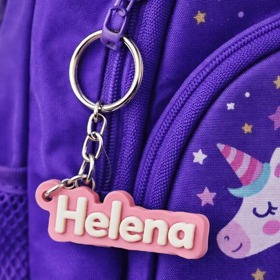 Chaveiro Personalizado com Nome em 3D – Ideal para Mochila, Estojo e Presente