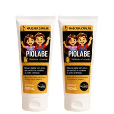 Kit 2x Piolabe - Auxilia no combate Piolhos E Lêndeas 100g