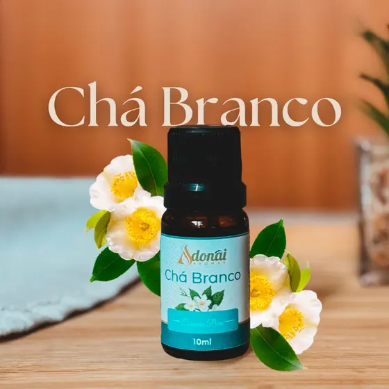 Essência Chá Branco 10ml Aroma Suave Sofisticado Cheiro De Casa Limpa Difusor Elétrico Umidificador