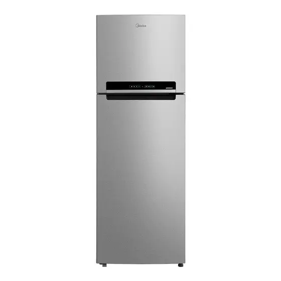 Geladeira Frost Free Duplex 394L Inverter Prata Midea