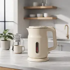 Chaleira 1,6 Litros Elétrica Desligamento Automático Bege
