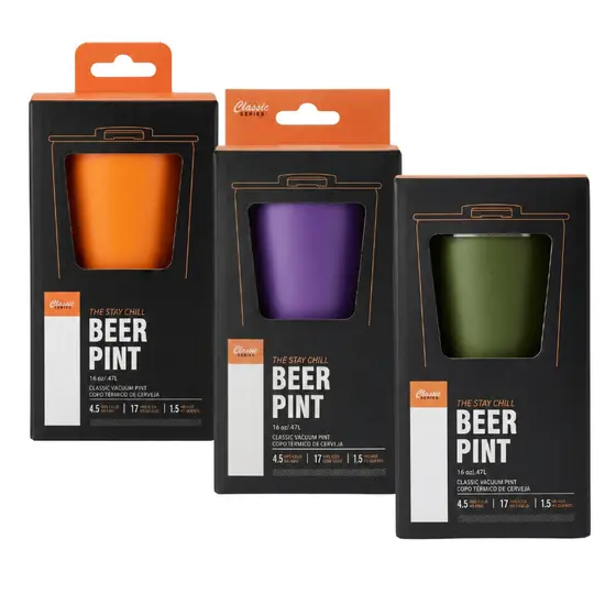 Copo Térmico De Cerveja Inox 473ml Com Tampa E Abridor Premium