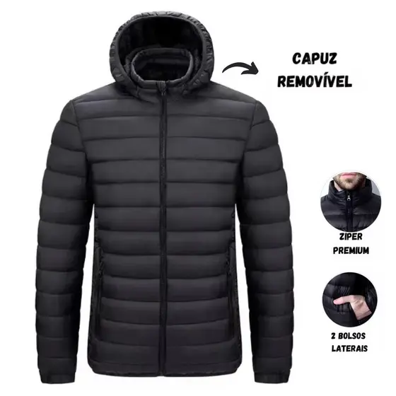 Jaqueta Puffer Blusa Casaco Bobojaco Frio Impermeável Moto