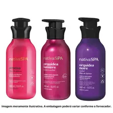 Kit Triplo de Hidratação Corporal Nativa Spa 400ml