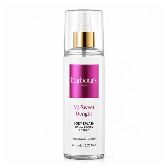 Body Splash My Sweet Delight Barbours Beauty Fragrancia Feminina 200ml