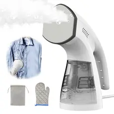 Ferro a Vapor Portátil S005 2 em 1 – Seco e Vapor, 220-240V, para Viagem e Uso Doméstico, 1600W, Vertical