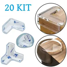 20 Protetor De Silicone De Mesa Quina Protetor Para Móveis Quarto Cozinha Casa