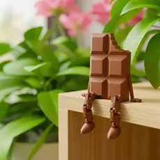Chocolate Articulado Decorativo Criativo Impresso 3D
