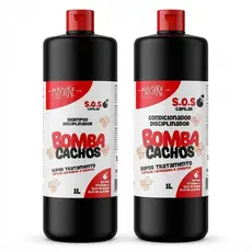 Kit Shampoo Condicionador Magike Beauty Bomba Cachos 1L+1L Cachos Definidos Cacheados Crespos
