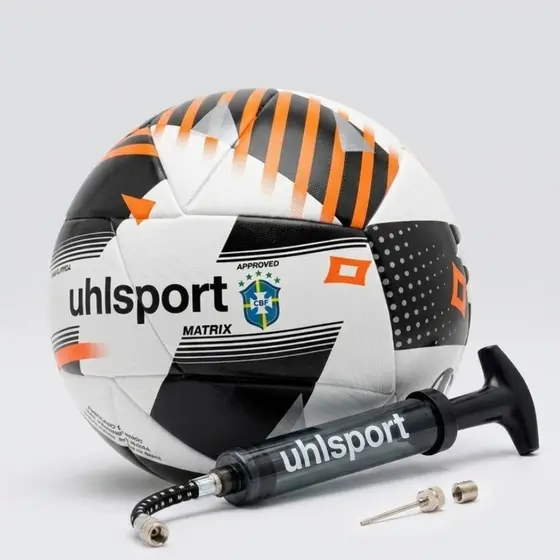 Kit Bola de Futebol Campo Matrix + Bomba de Ar