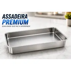 Forma Assadeira Retangular Alta Nº01 / Nº2 / Nº3 /Nº4 / Nº5/ Nº6