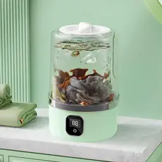 Lavadora Doméstica Mini Silenciosa, Leve e Prática, Perfeita Para Viagem, Camping e Uso No Quarto