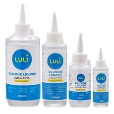 Cola de Silicone Liquido Transparente Luli 30ml / 60ml / 100ml / 250ml / Kits