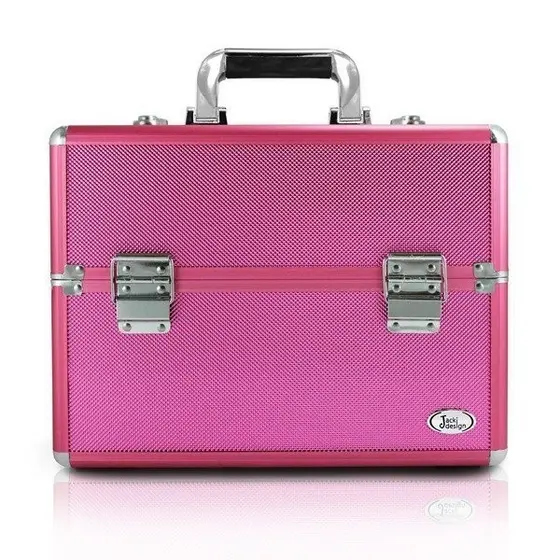 Maleta Profissional de Maquiagem Pink Tamanho Grande + Brinde