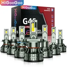 HiGooGoo 22000LM Par Lâmpada Farol De Led Carro Dois Anos 110W 6500K Para H1 H3 H4 H7 H11 H27 9005 9006