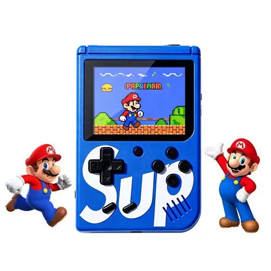 Mini Videogame Sup Game Box 400 Jogos Em 1 Clássicos Antigos Portáteis Dos Anos 80